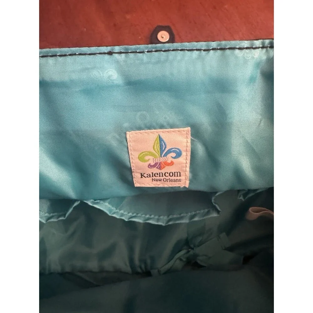 Baby Diaper Bag Kalencom Laminated Buckle Bag Black Gold Changing Pad Bottle Bag